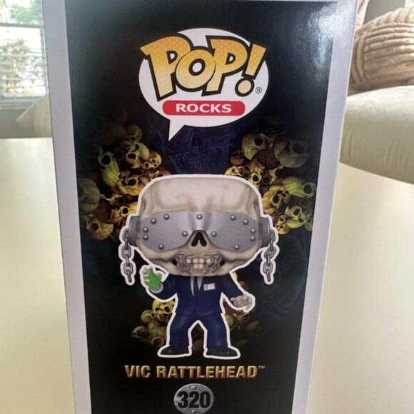 Funko Pop! Rocks: Megadeth - Vic Rattlehead Action Figure, Decor for Office Desk - Picture 4 of 9
